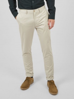 Pantalon Ben Sherman Signature Skinny Stretch Chino Blancas | 132-OYCNIT