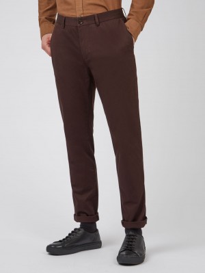 Pantalon Ben Sherman Signature Slim Stretch Chino Rojas | 631-JCDYXL