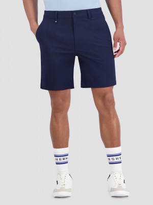 Short Ben Sherman 4Way Stretch Tech Azul Marino | 195-VKLSQW