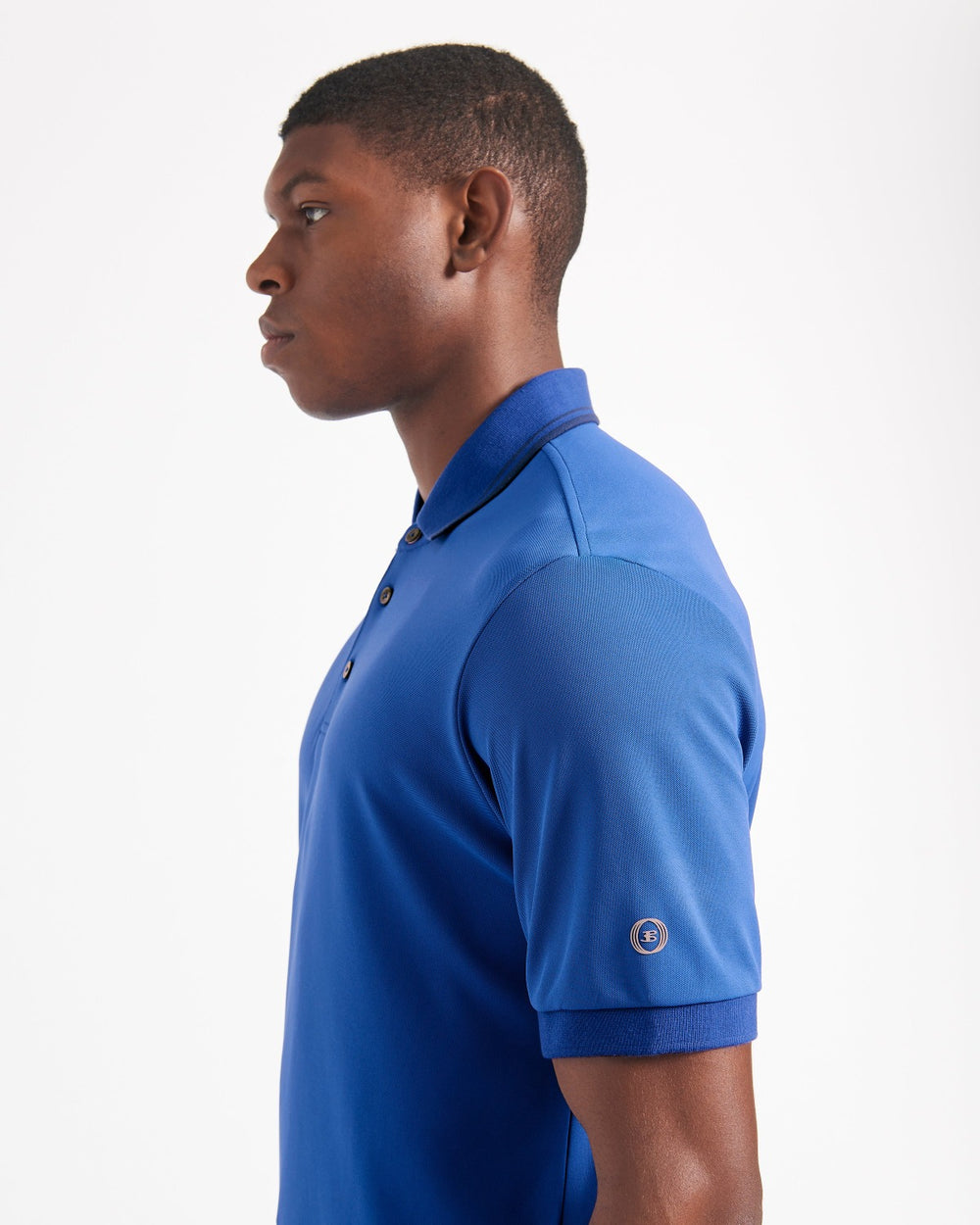 Camisa Polo Ben Sherman 360 Motion Stretch Azules Azul Real | 327-OCDYUT