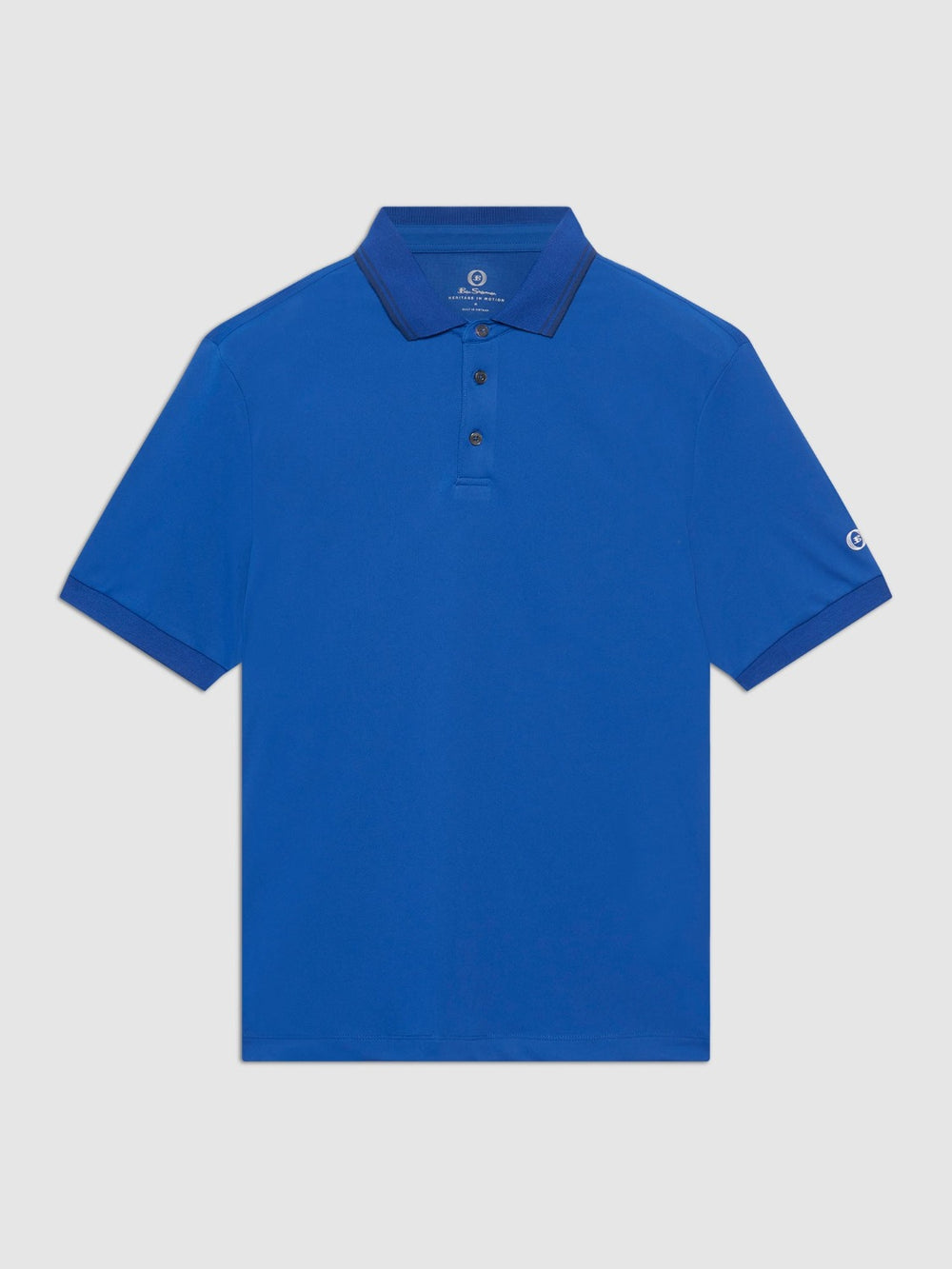 Camisa Polo Ben Sherman 360 Motion Stretch Azules Azul Real | 327-OCDYUT