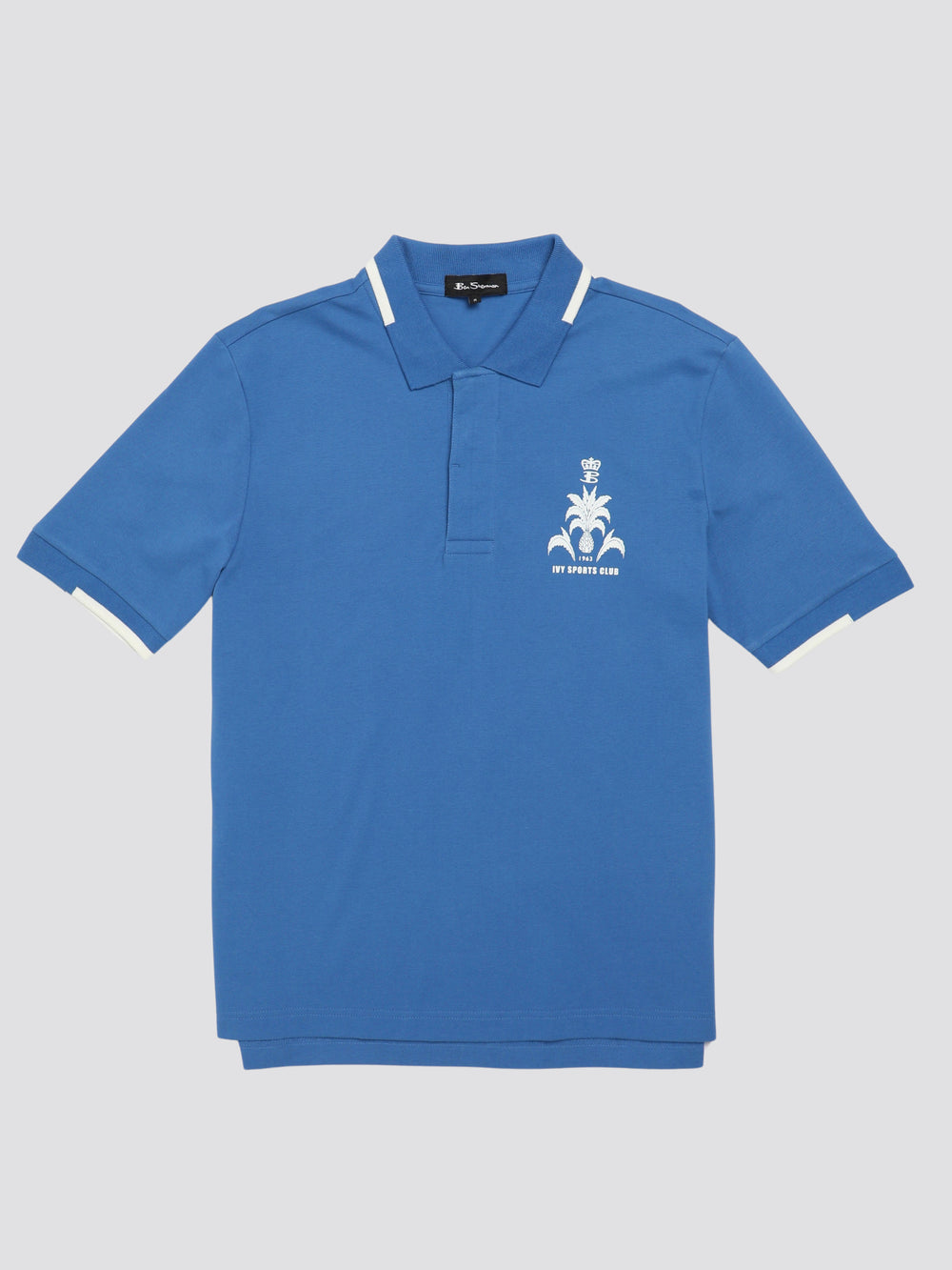 Camisa Polo Ben Sherman B by Ben Sherman Sports Club Embroidered Azules | 982-MPWLQT