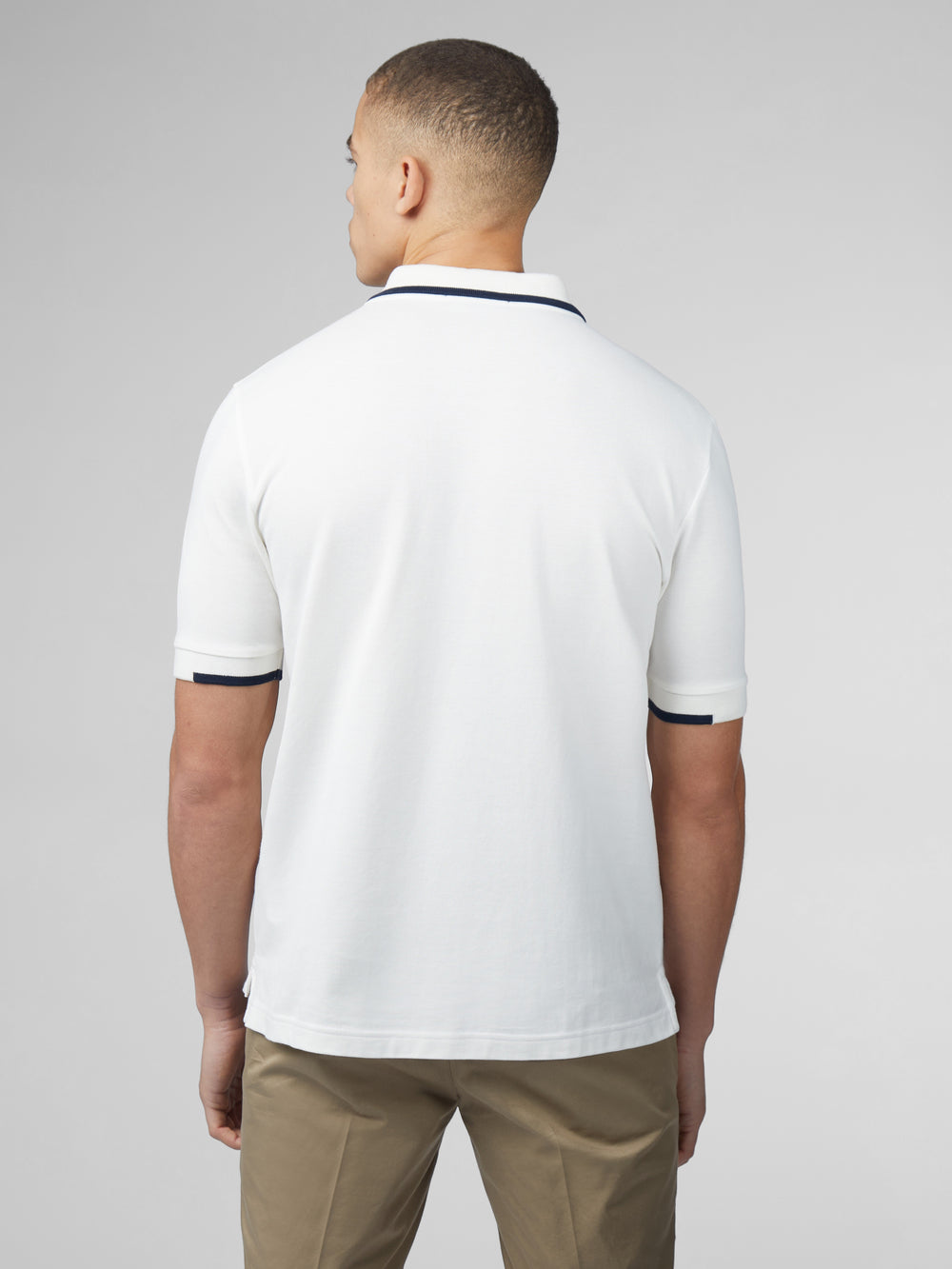 Camisa Polo Ben Sherman B by Ben Sherman Sports Club Embroidered Blancas | 258-QKCEUY