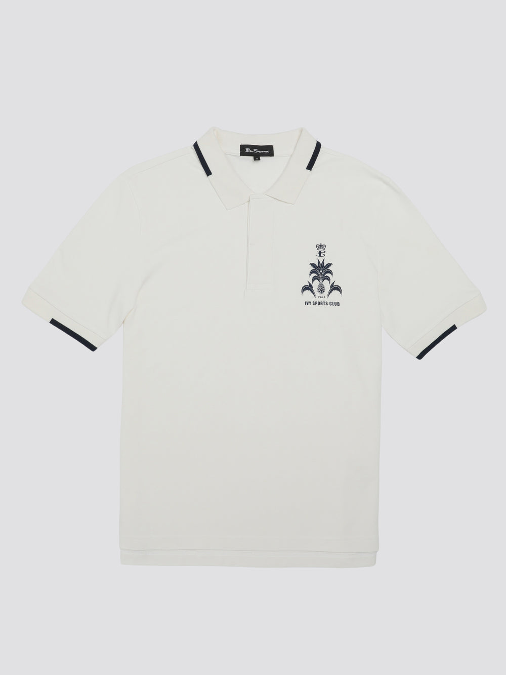 Camisa Polo Ben Sherman B by Ben Sherman Sports Club Embroidered Blancas | 258-QKCEUY