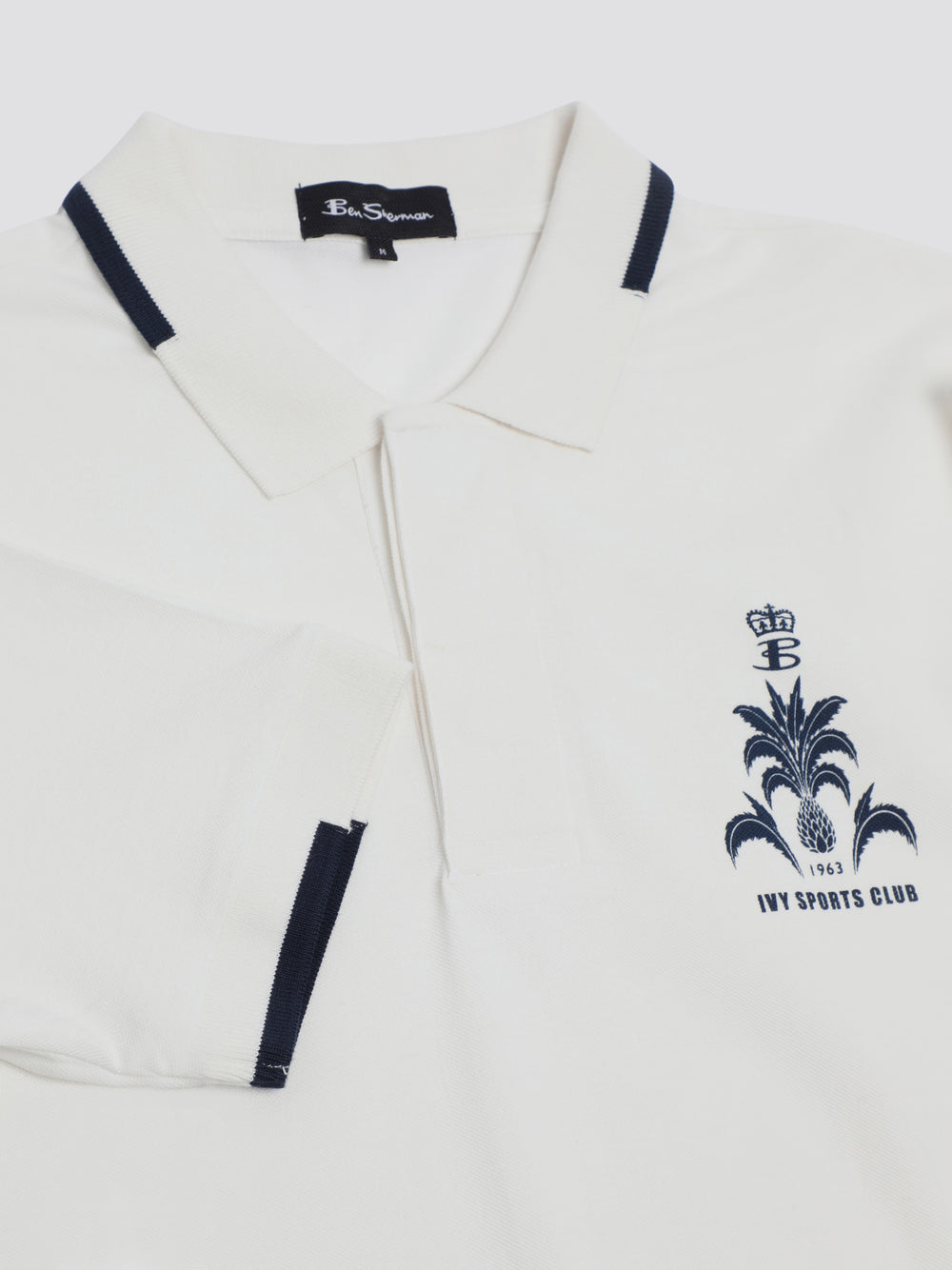 Camisa Polo Ben Sherman B by Ben Sherman Sports Club Embroidered Blancas | 258-QKCEUY