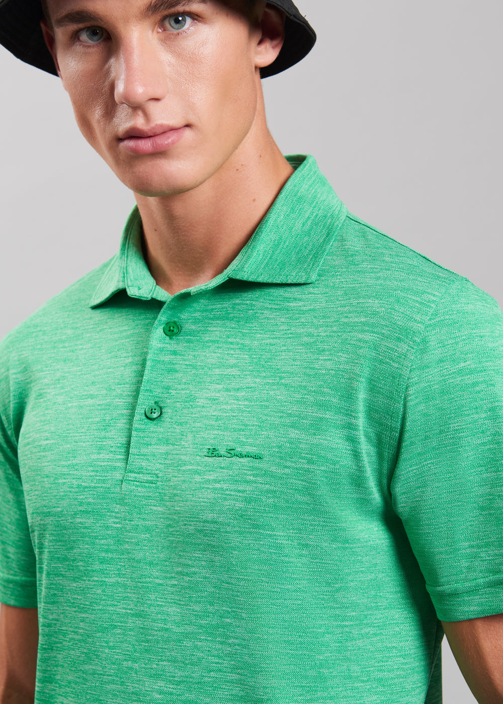 Camisa Polo Ben Sherman Short Sleeve Verde | 851-HUGNJR