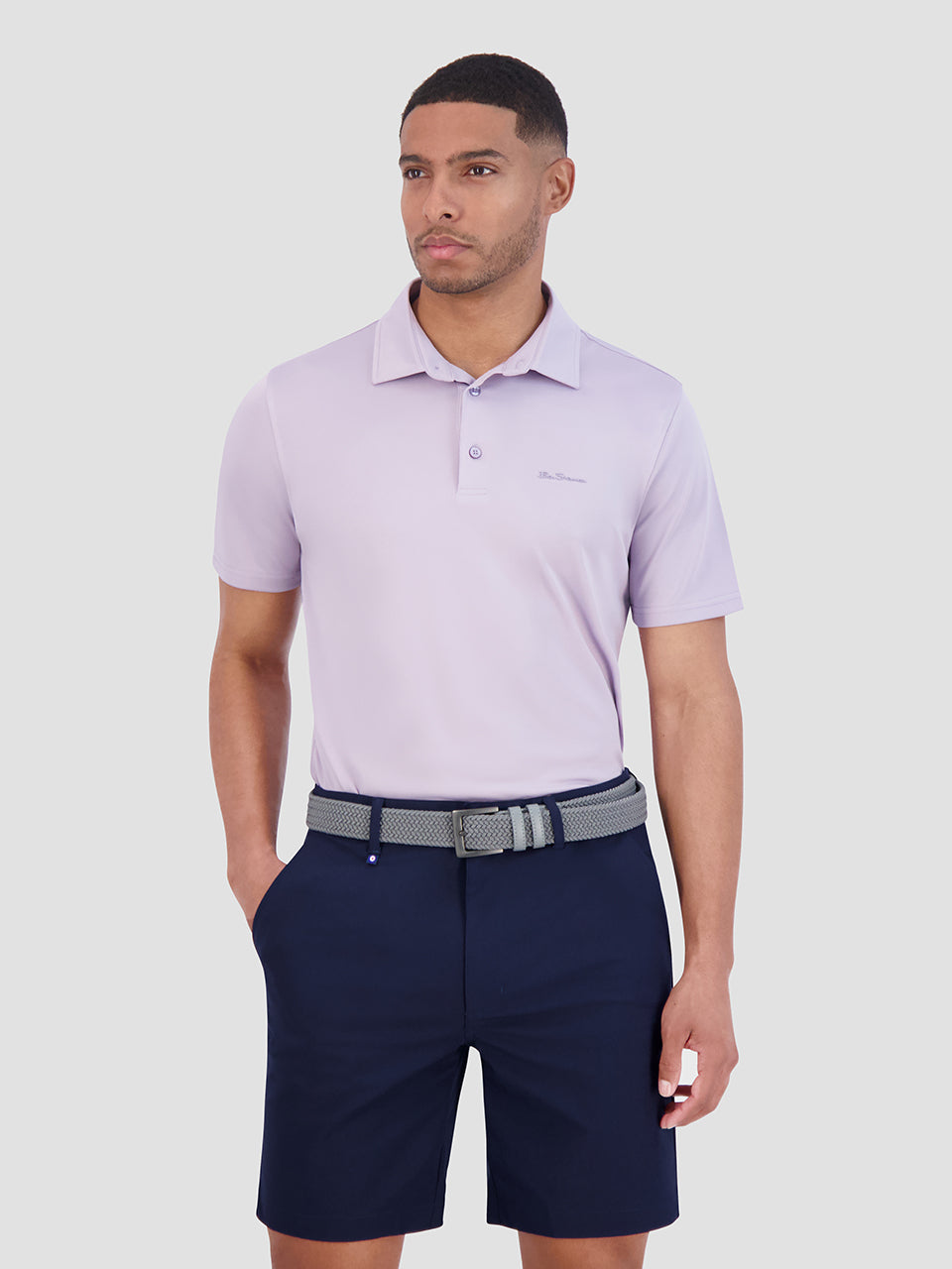 Camisa Polo Ben Sherman Solid Air Pique Sports Fit Moradas | 608-YXFIAZ