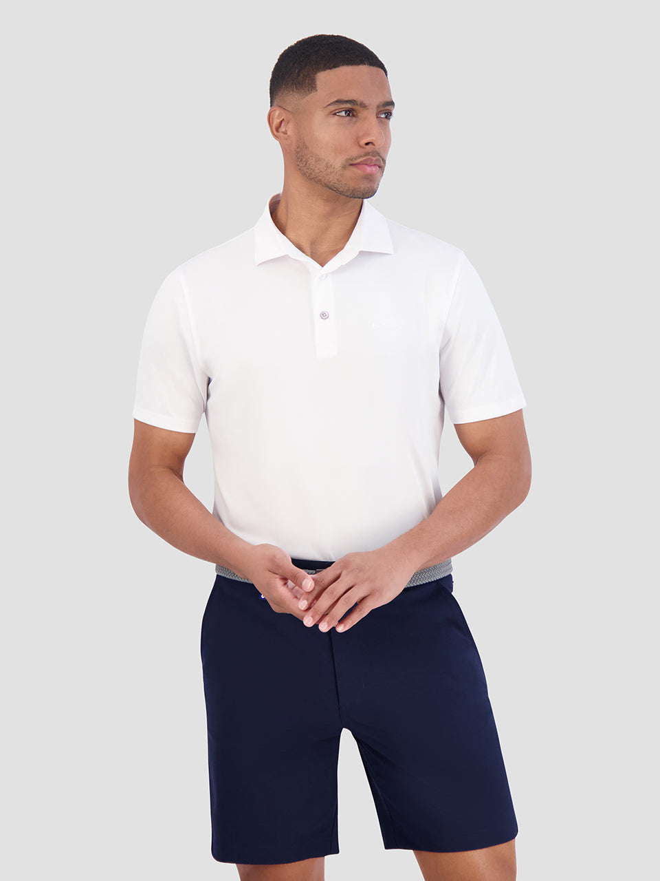 Camisa Polo Ben Sherman Solid Air Pique Sports Fit Blancas | 084-UZNCXQ