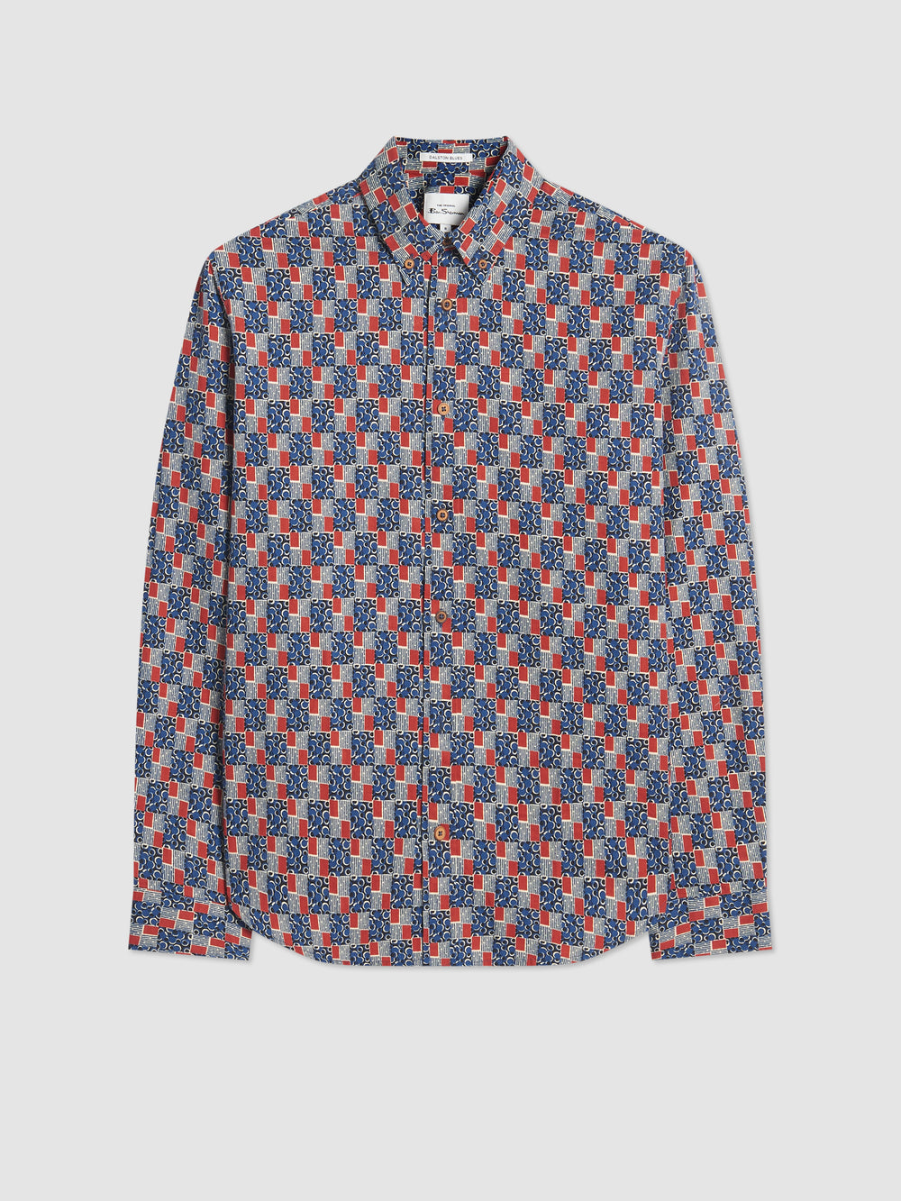 Camisas Ben Sherman 1950s Checkerboard Indigo | 297-JRINXF