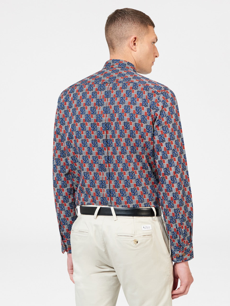 Camisas Ben Sherman 1950s Checkerboard Indigo | 297-JRINXF