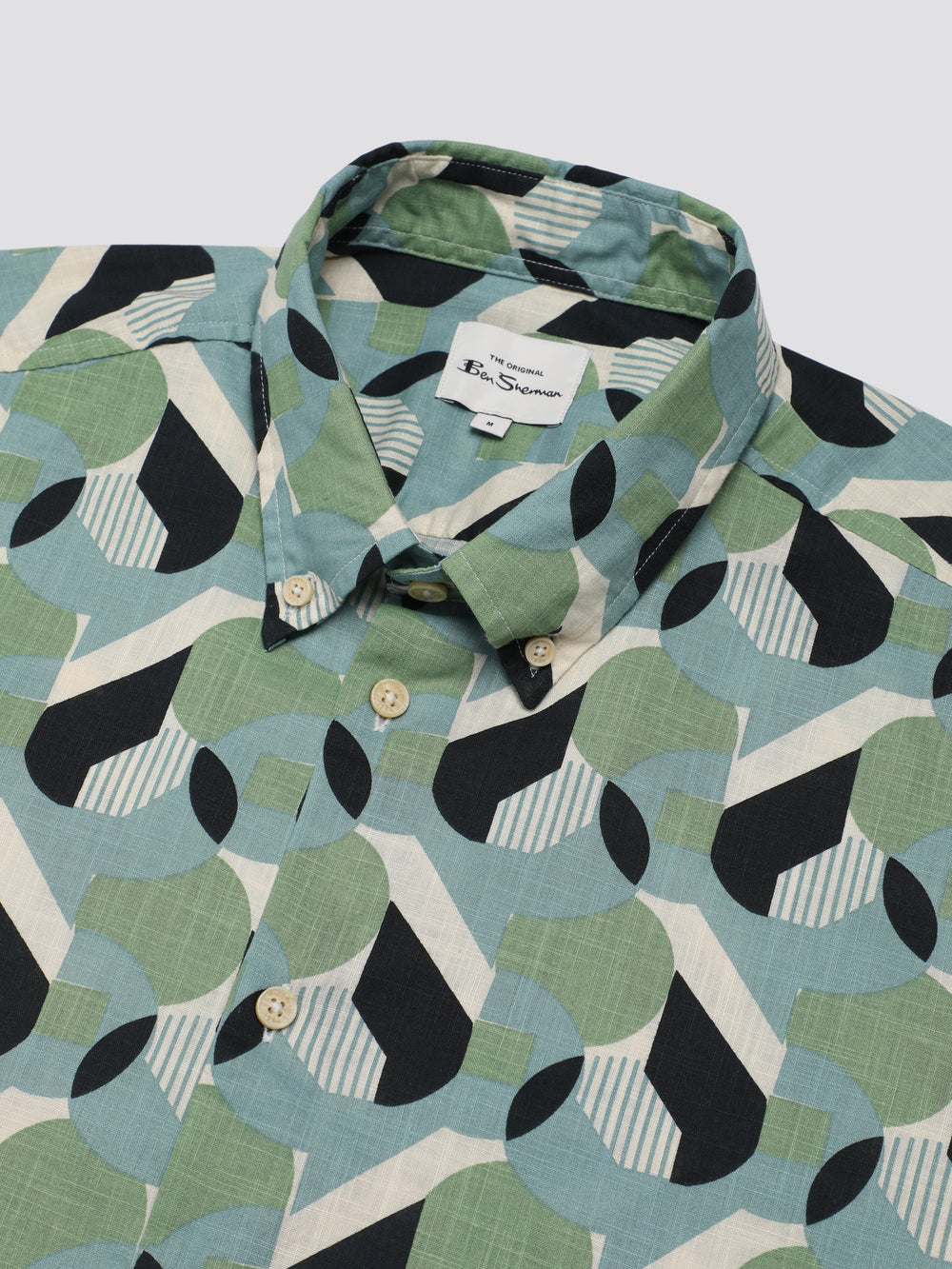 Camisas Ben Sherman Art Deco Verde | 927-YFCUNK