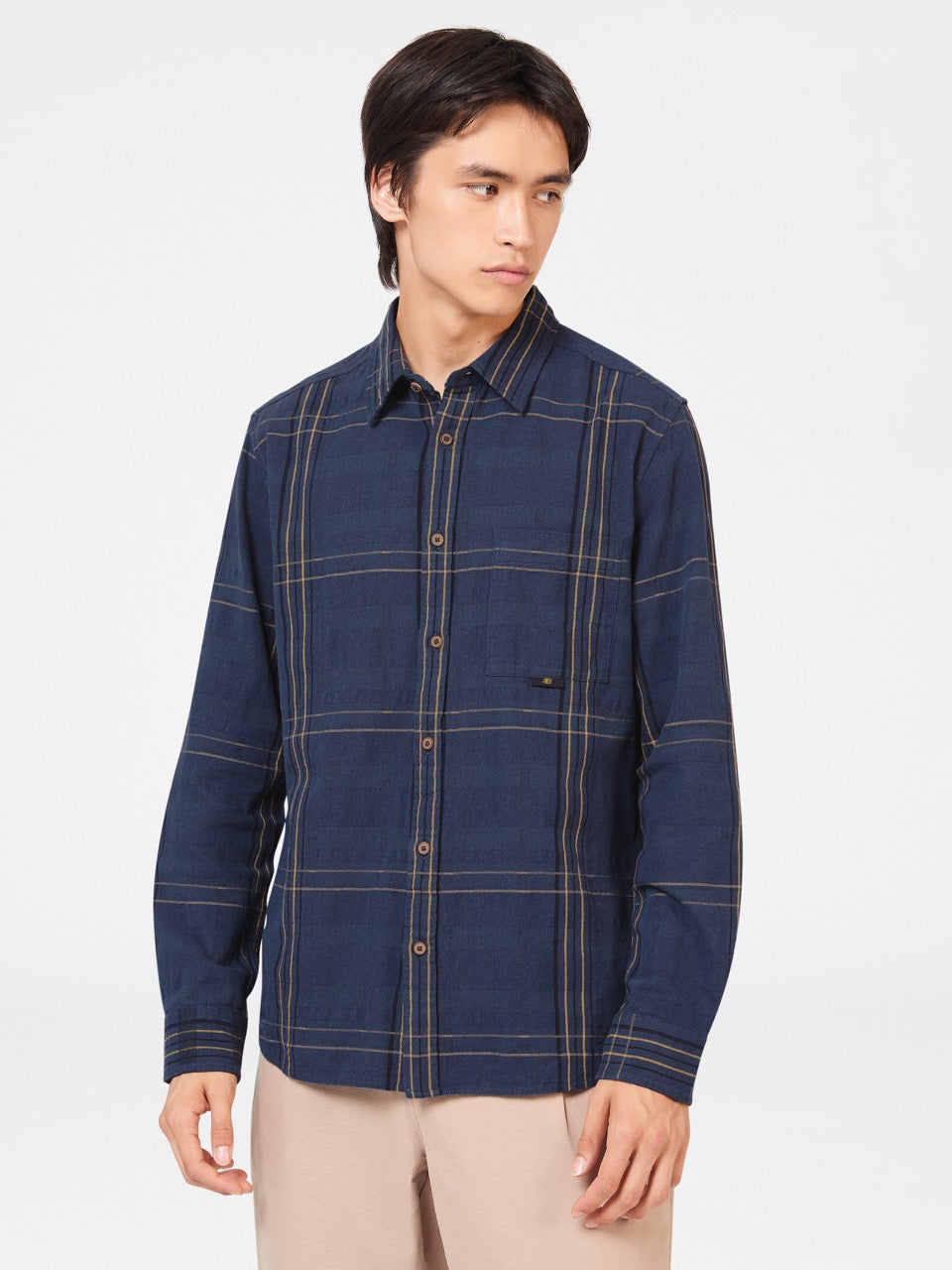 Camisas Ben Sherman B by Ben Sherman Indigo Check Indigo | 870-HDNGZJ