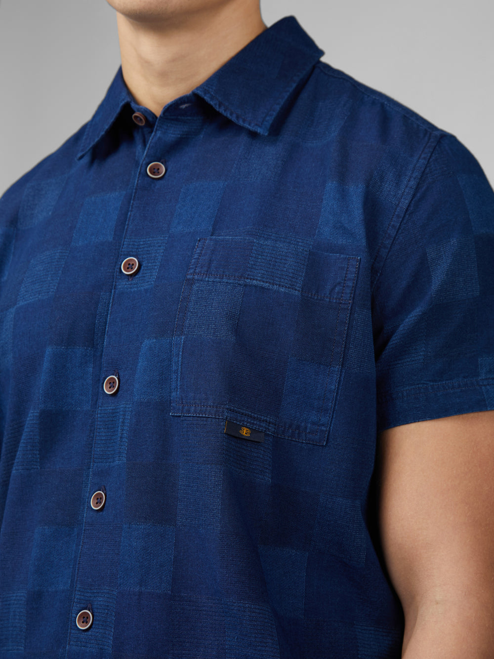 Camisas Ben Sherman B by Ben Sherman Indigo Check Azul Marino | 350-SEBKXV