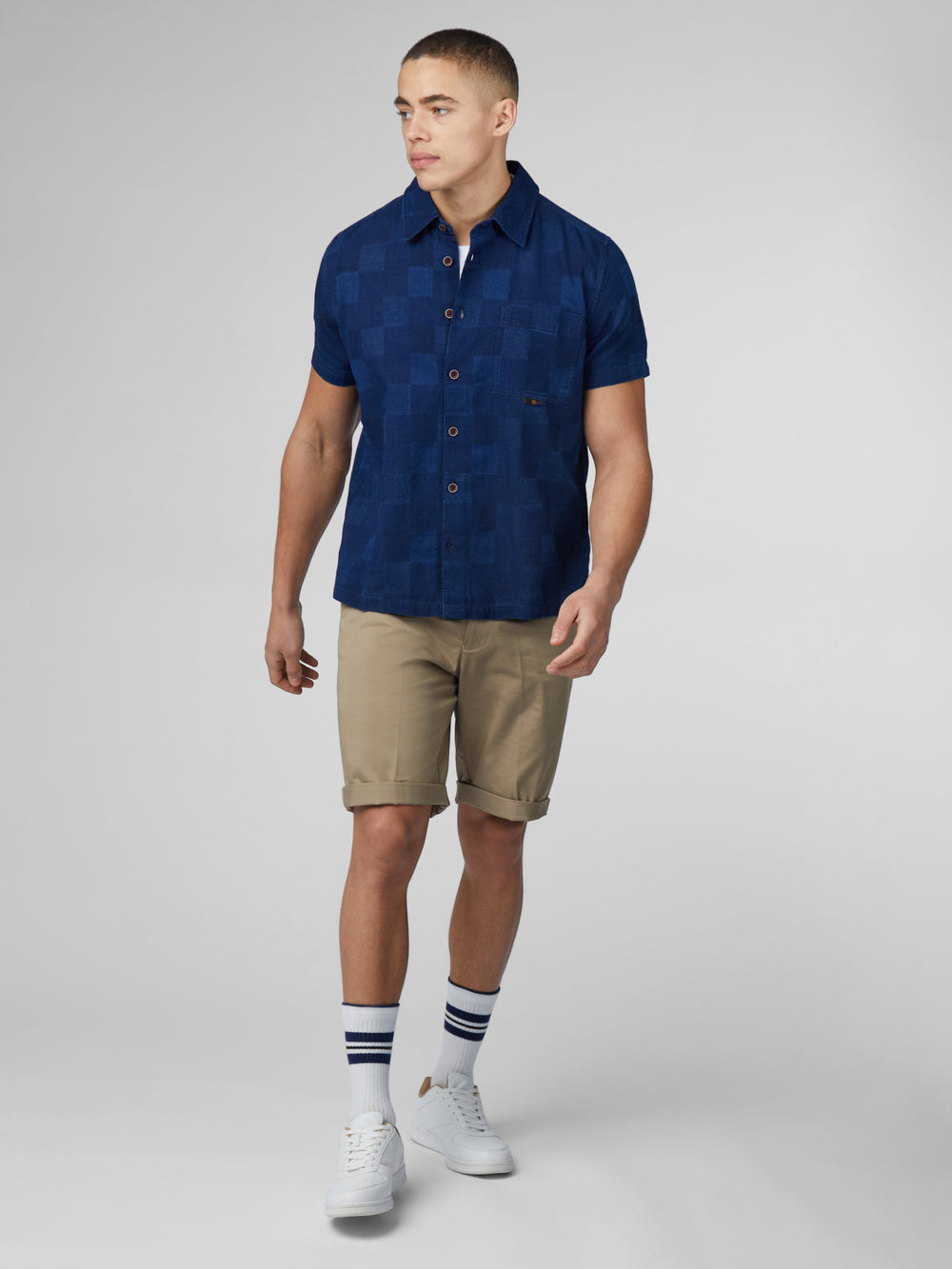 Camisas Ben Sherman B by Ben Sherman Indigo Check Azul Marino | 186-UIHKCF