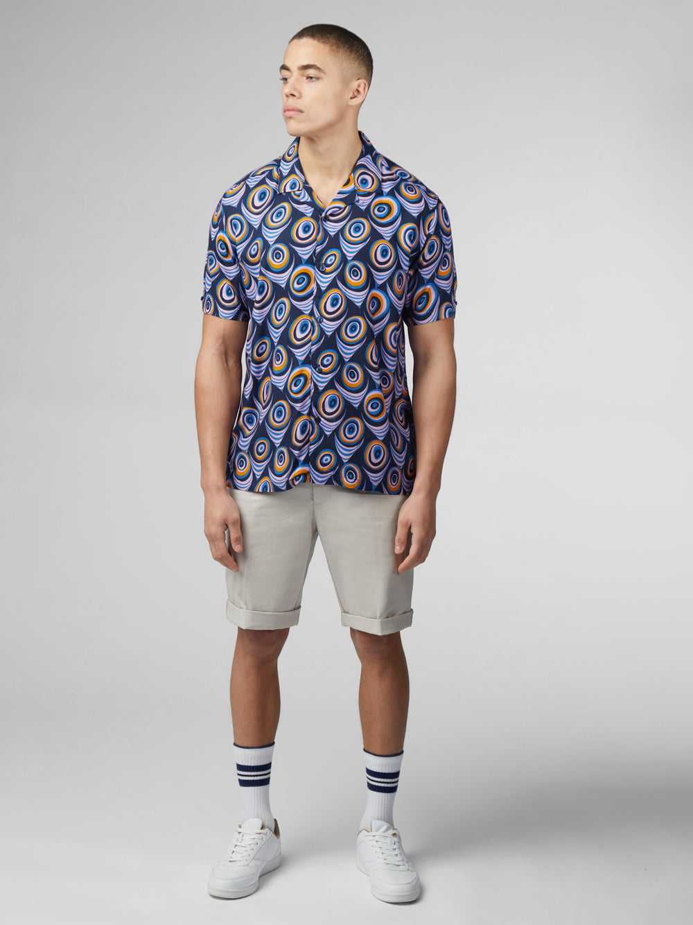 Camisas Ben Sherman B by Ben Sherman Psychedelic Print Moradas | 972-IEJOLT