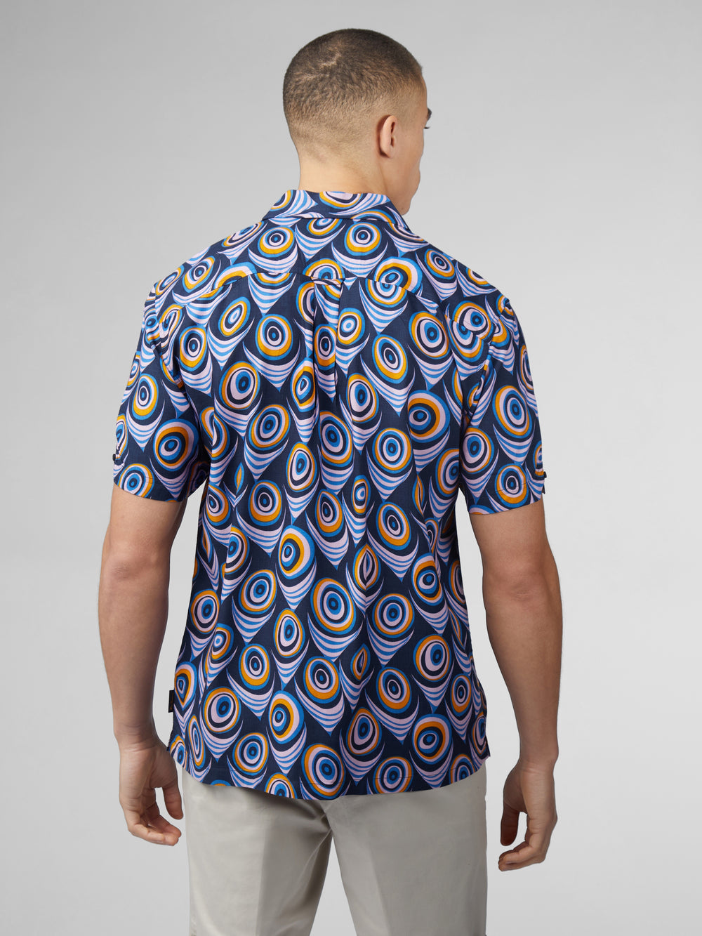 Camisas Ben Sherman B by Ben Sherman Psychedelic Print Moradas | 972-IEJOLT