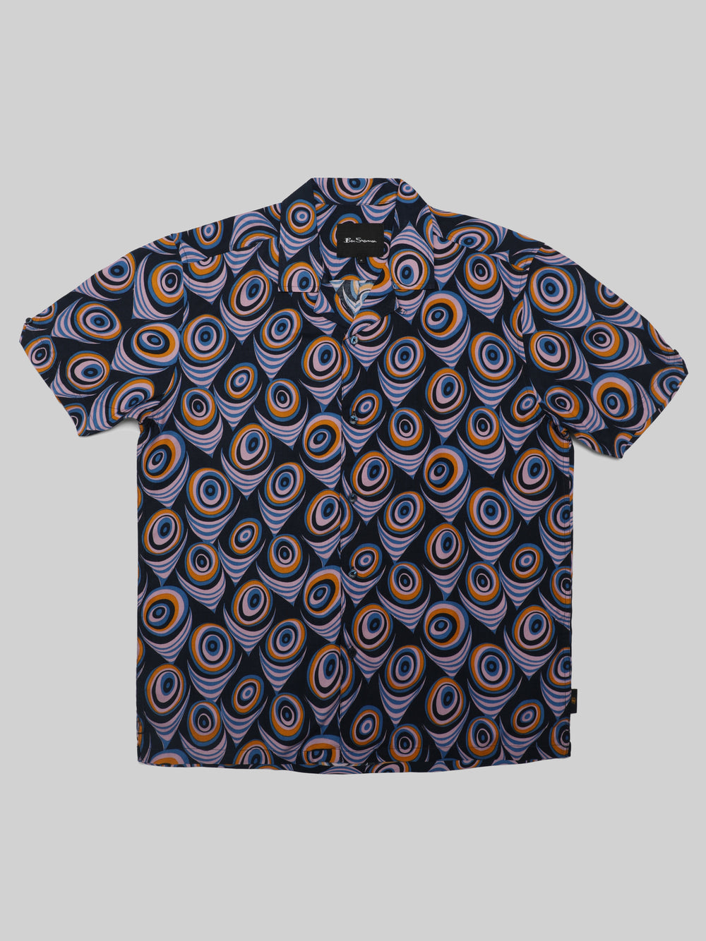 Camisas Ben Sherman B by Ben Sherman Psychedelic Print Moradas | 972-IEJOLT