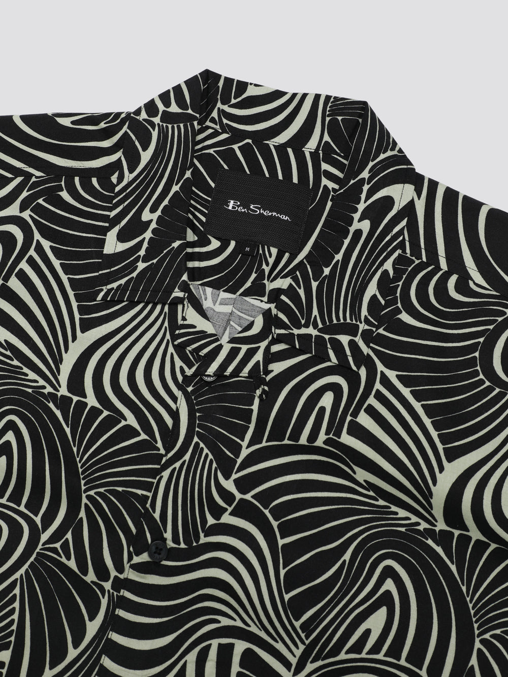 Camisas Ben Sherman B by Ben Sherman Psychedelic Swirl Print Verde Menta | 068-SRIBJK