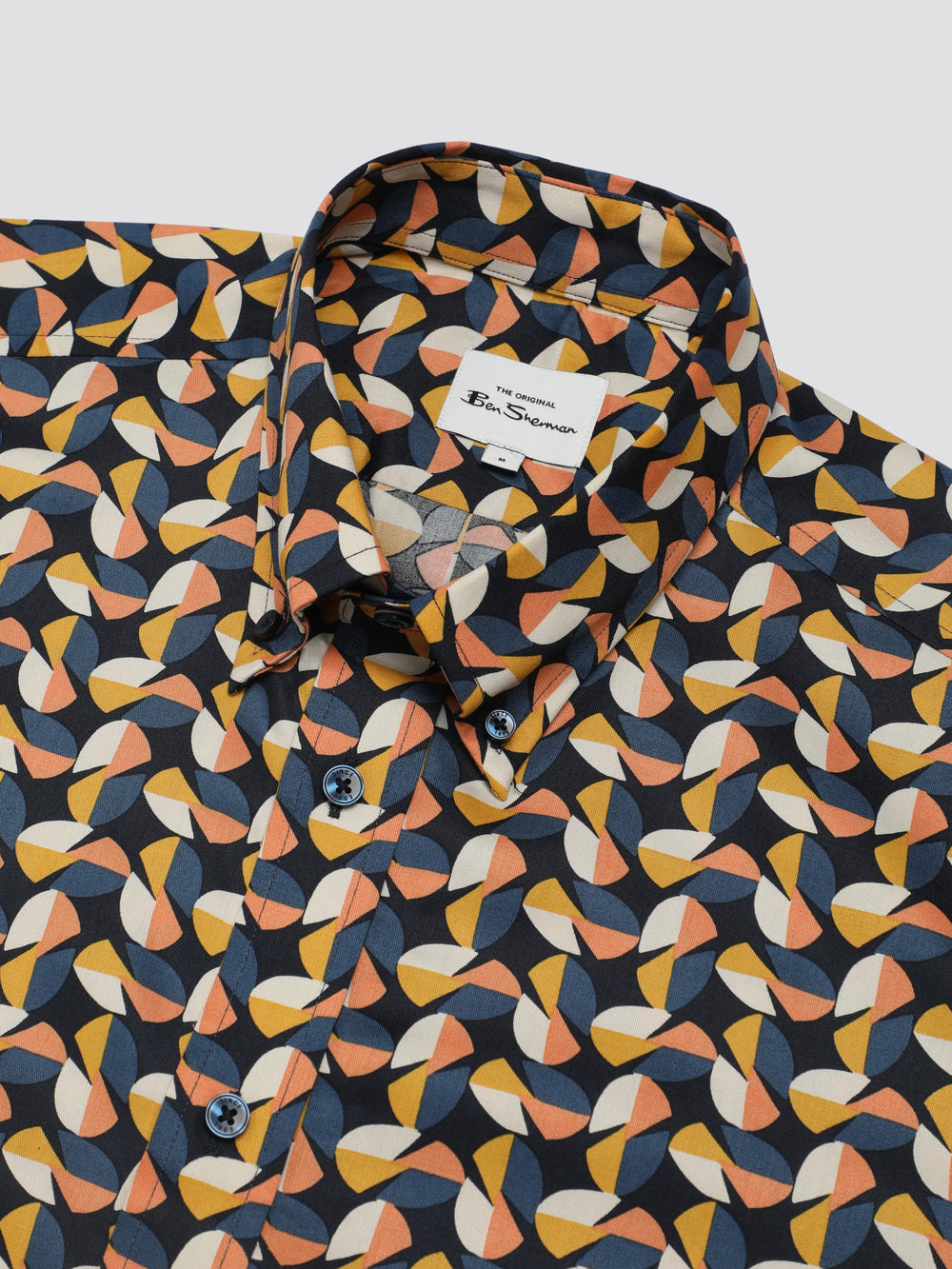 Camisas Ben Sherman Bahaus Geo Amarillo | 489-UTZVEQ