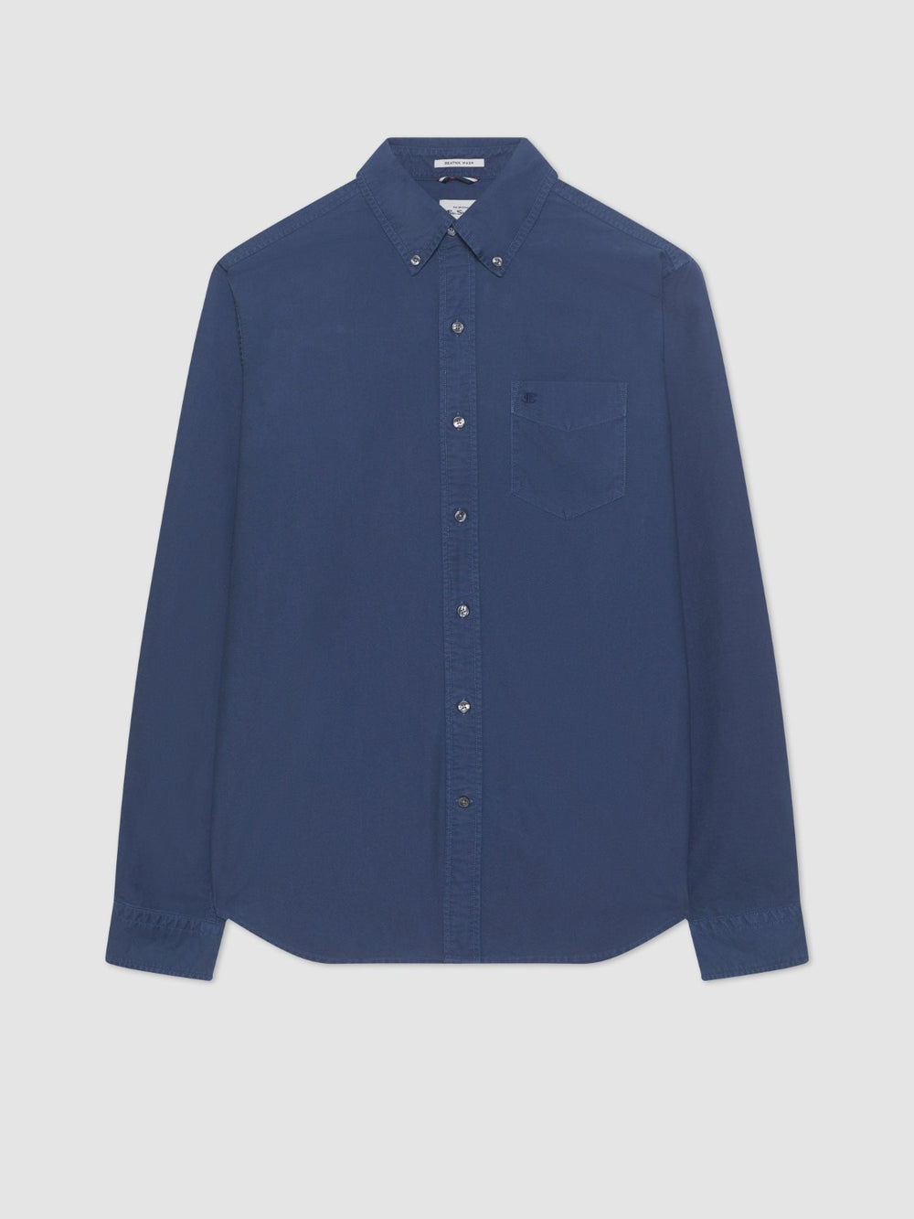 Camisas Ben Sherman Beatnik Oxford Garment Dye Indigo | 230-FNWCIV