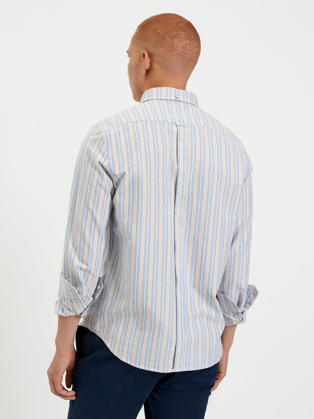 Camisas Ben Sherman Brighton Oxford Organic Azules Multicolor | 916-IYHGMA