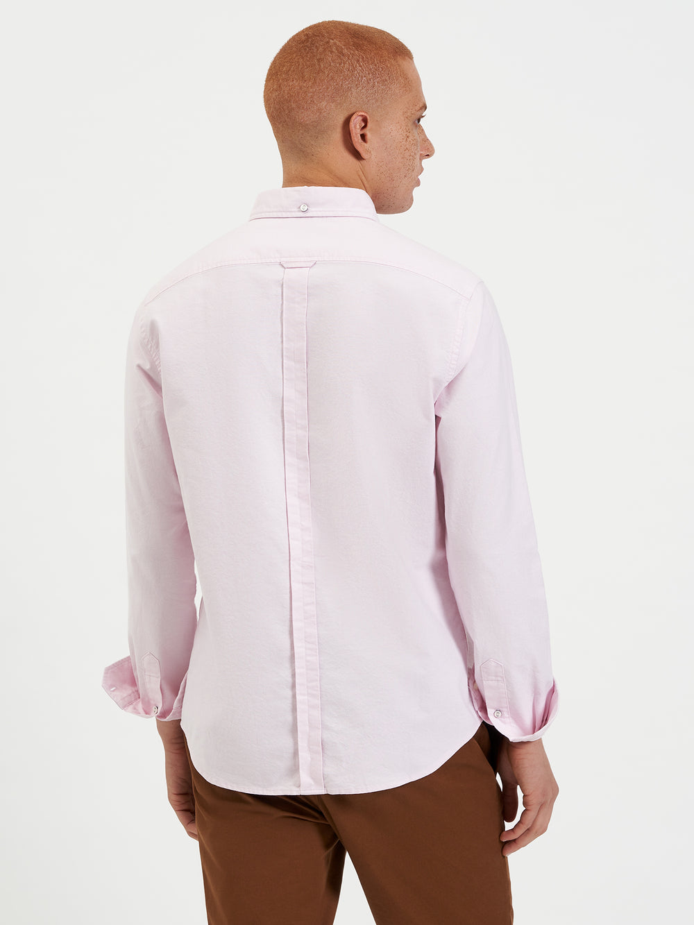 Camisas Ben Sherman Brighton Oxford Organic Rosas | 859-AMZUXD