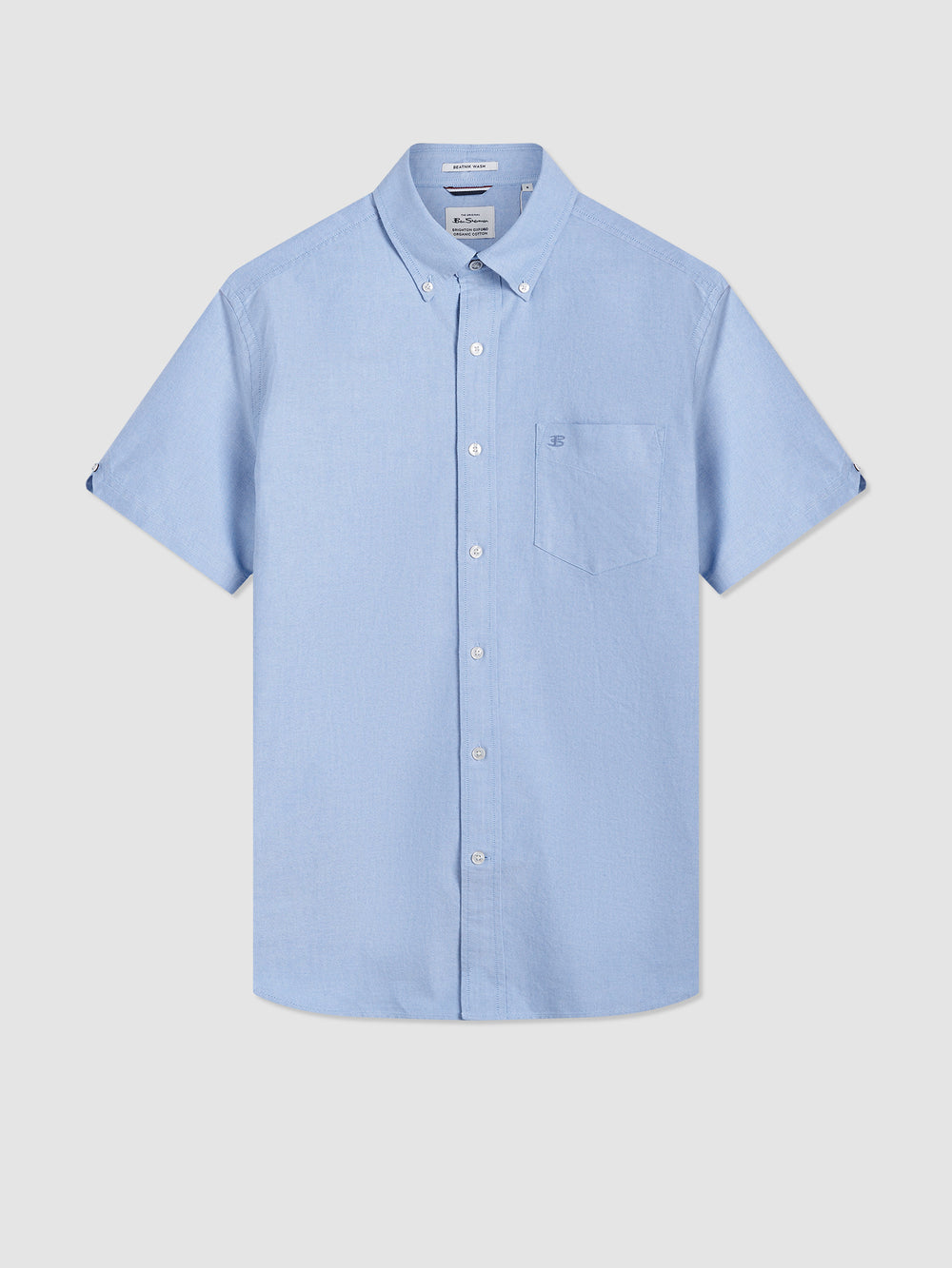 Camisas Ben Sherman Brighton Oxford Organic Azules | 762-EFLCGM