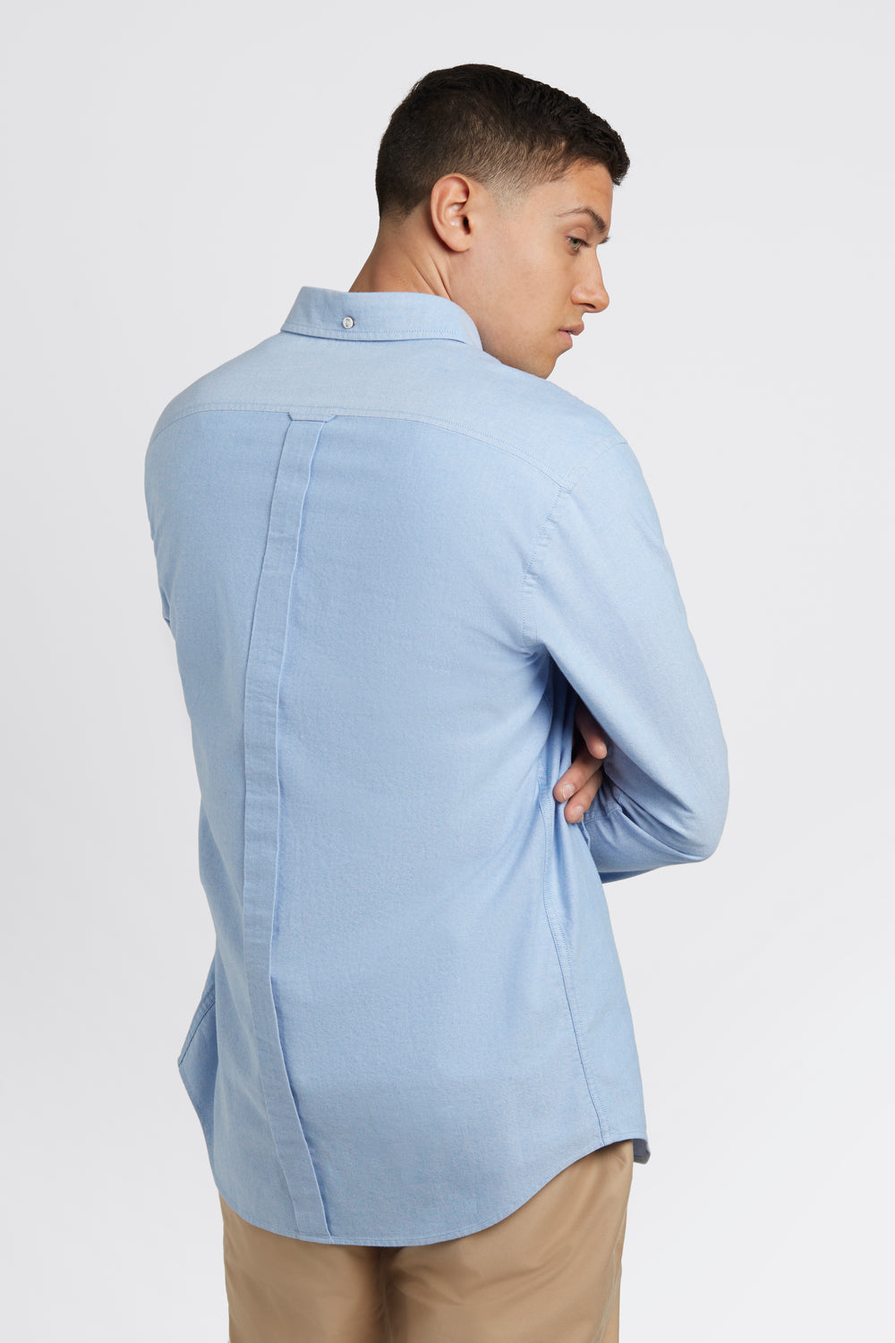 Camisas Ben Sherman Brighton Oxford Organic Azules | 546-XEBNPR