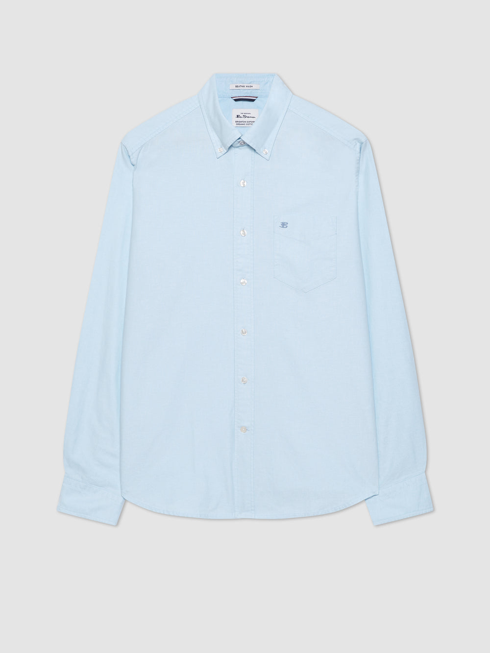 Camisas Ben Sherman Brighton Oxford Organic Azules | 356-KVJQYW