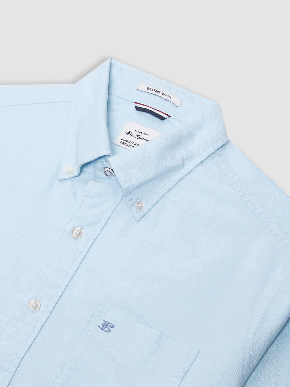 Camisas Ben Sherman Brighton Oxford Organic Azules | 356-KVJQYW