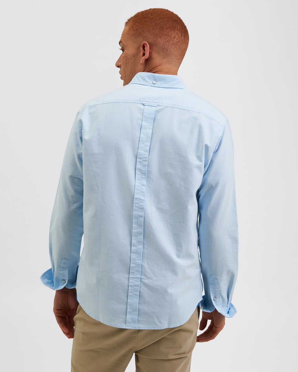 Camisas Ben Sherman Brighton Oxford Organic Azules | 356-KVJQYW