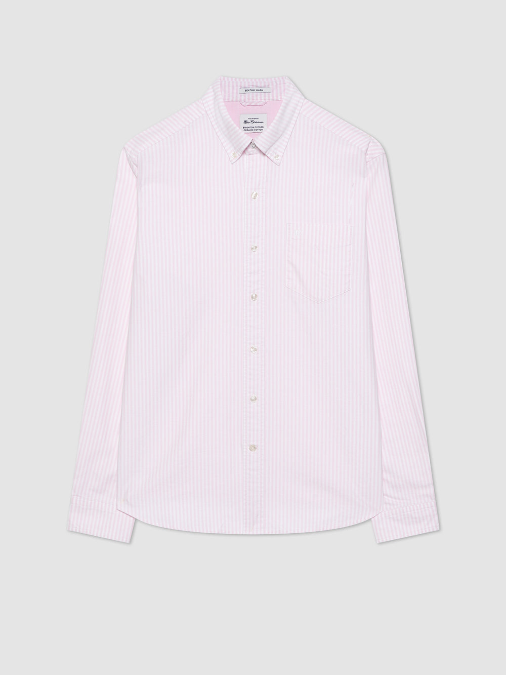 Camisas Ben Sherman Brighton Oxford Rosas Rayadas | 678-DWFALM