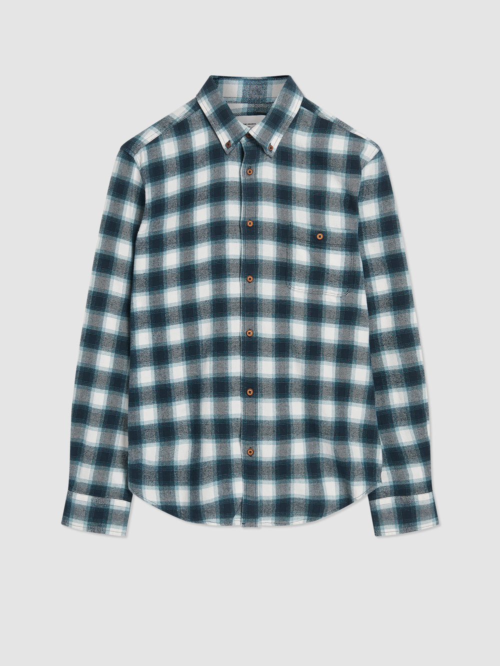 Camisas Ben Sherman Brushed Ombre Check Flannel Verde | 306-DVBZXJ