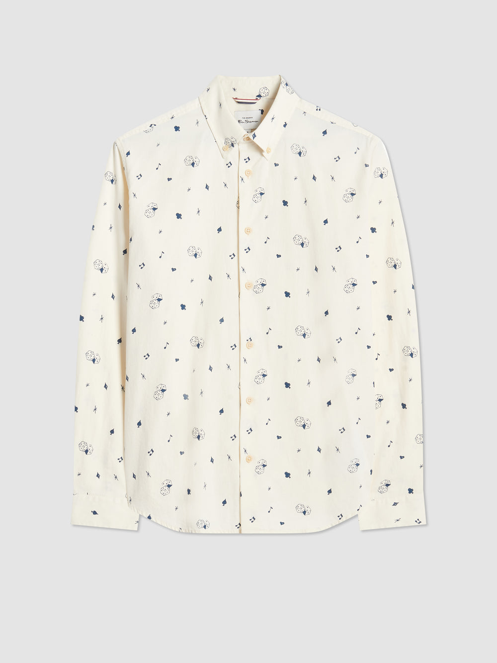 Camisas Ben Sherman Conversational Icon Blancas | 521-FOPQKN