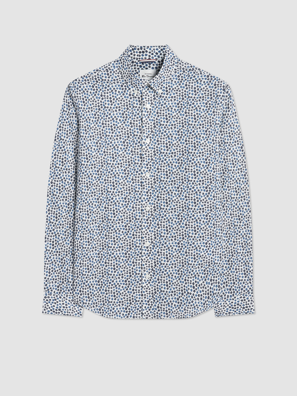 Camisas Ben Sherman Ditsy Floral Print Long Sleeve Blancas | 459-TYSIPO