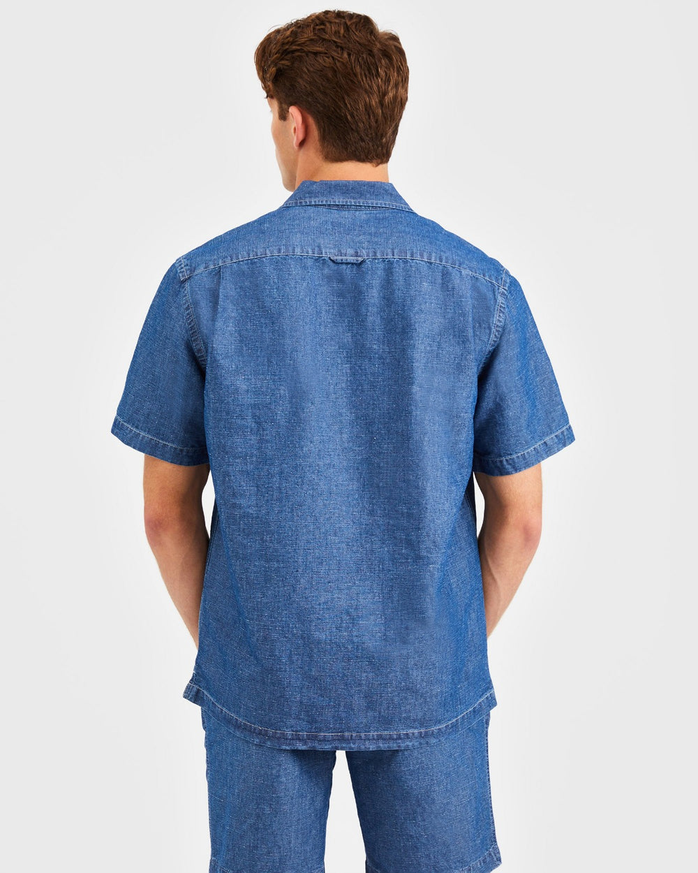 Camisas Ben Sherman Hastings Garment Dye Chambray Indigo | 302-XKBUQL