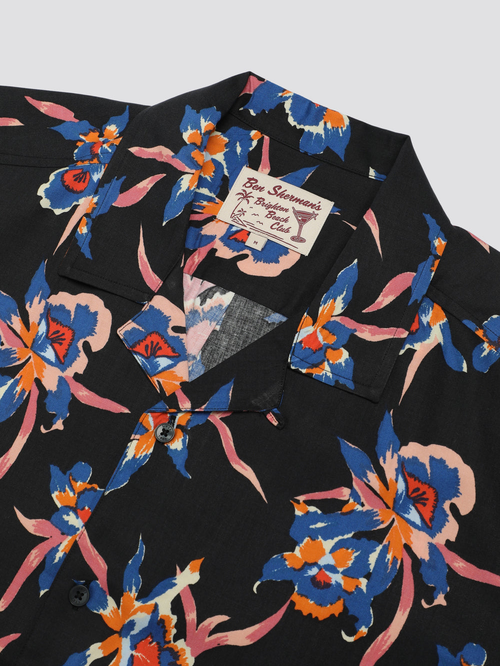 Camisas Ben Sherman Signature Botanical Print Negras | 095-YXCZMU