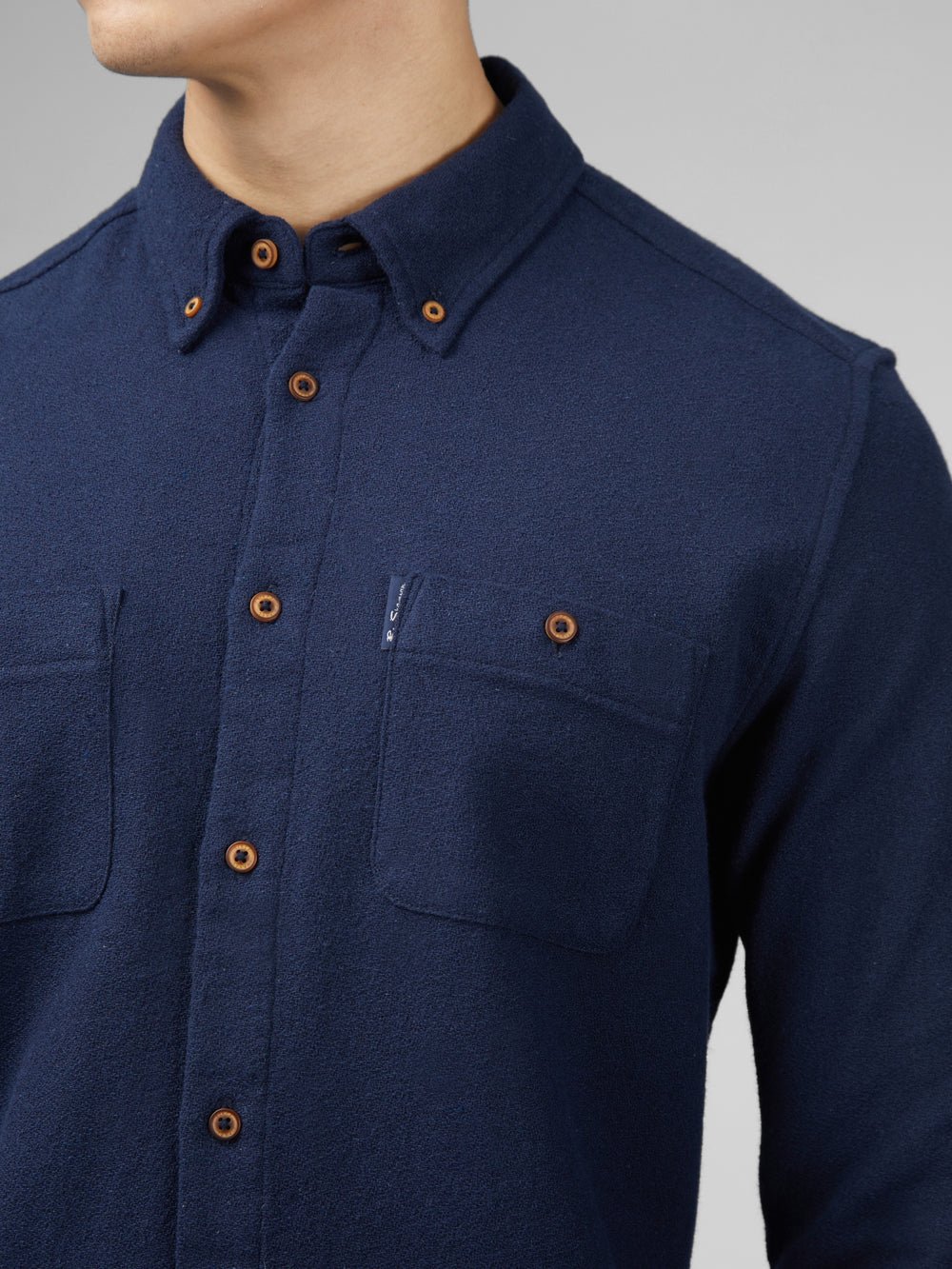 Camisas Ben Sherman Signature Boucle Azul Marino | 408-XUZKNY