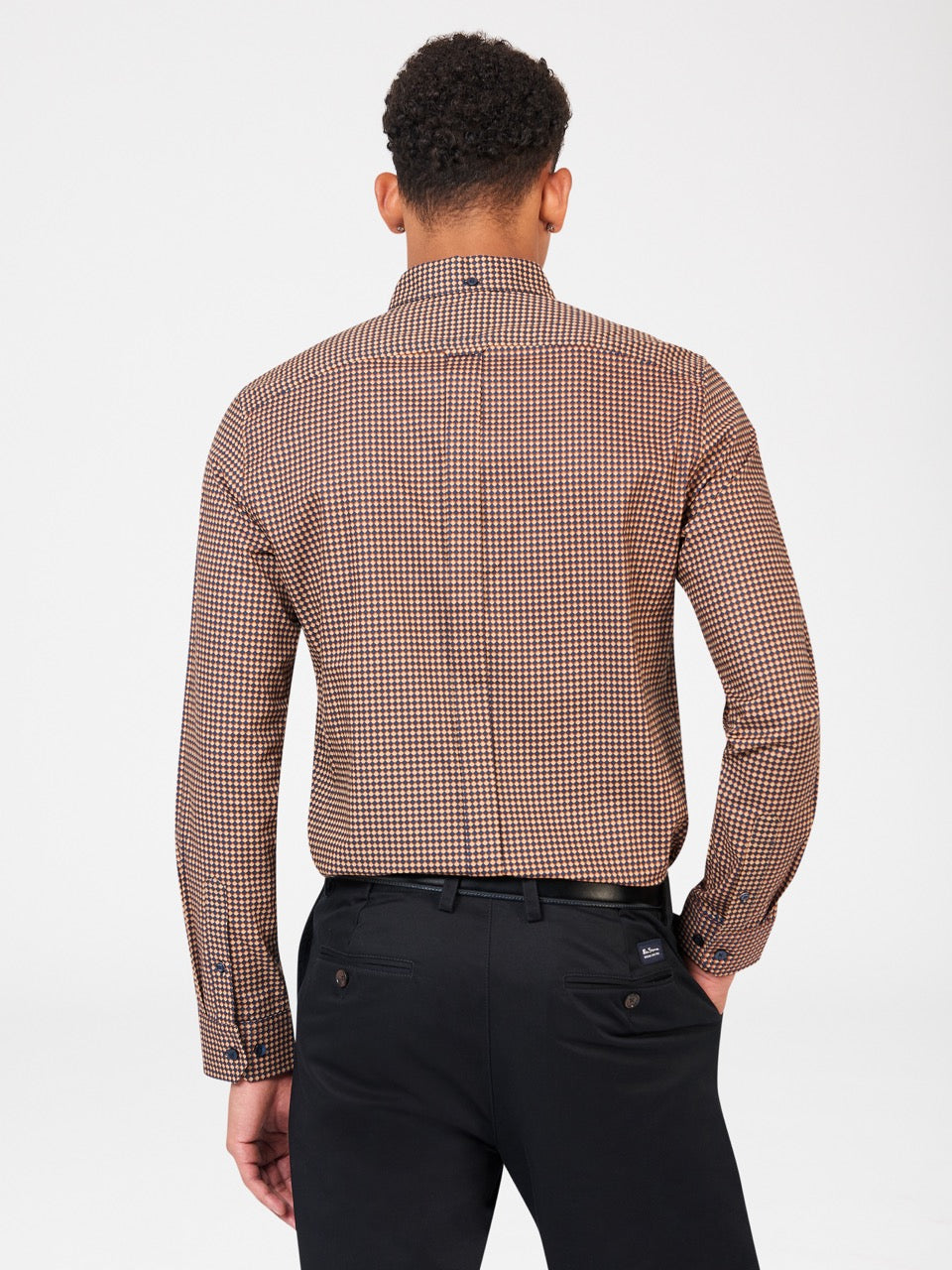 Camisas Ben Sherman Signature Chevron Naranjas | 059-KMYHPV