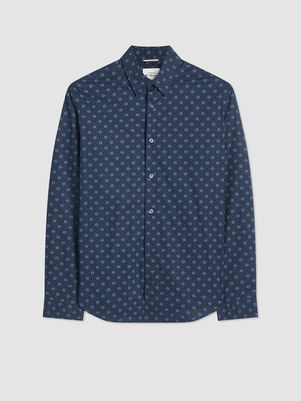 Camisas Ben Sherman Signature Geo Azules | 463-IBODRL