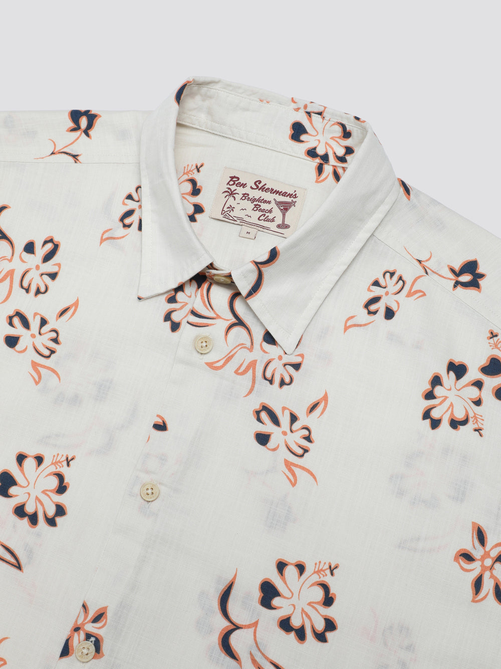 Camisas Ben Sherman Signature Linear Floral Blancas | 630-VQCIPX