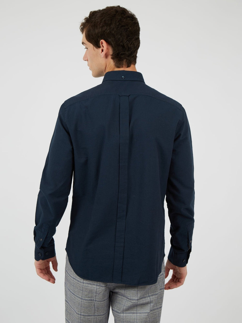 Camisas Ben Sherman Signature Organic Oxford Azul Marino | 042-EWRLNQ