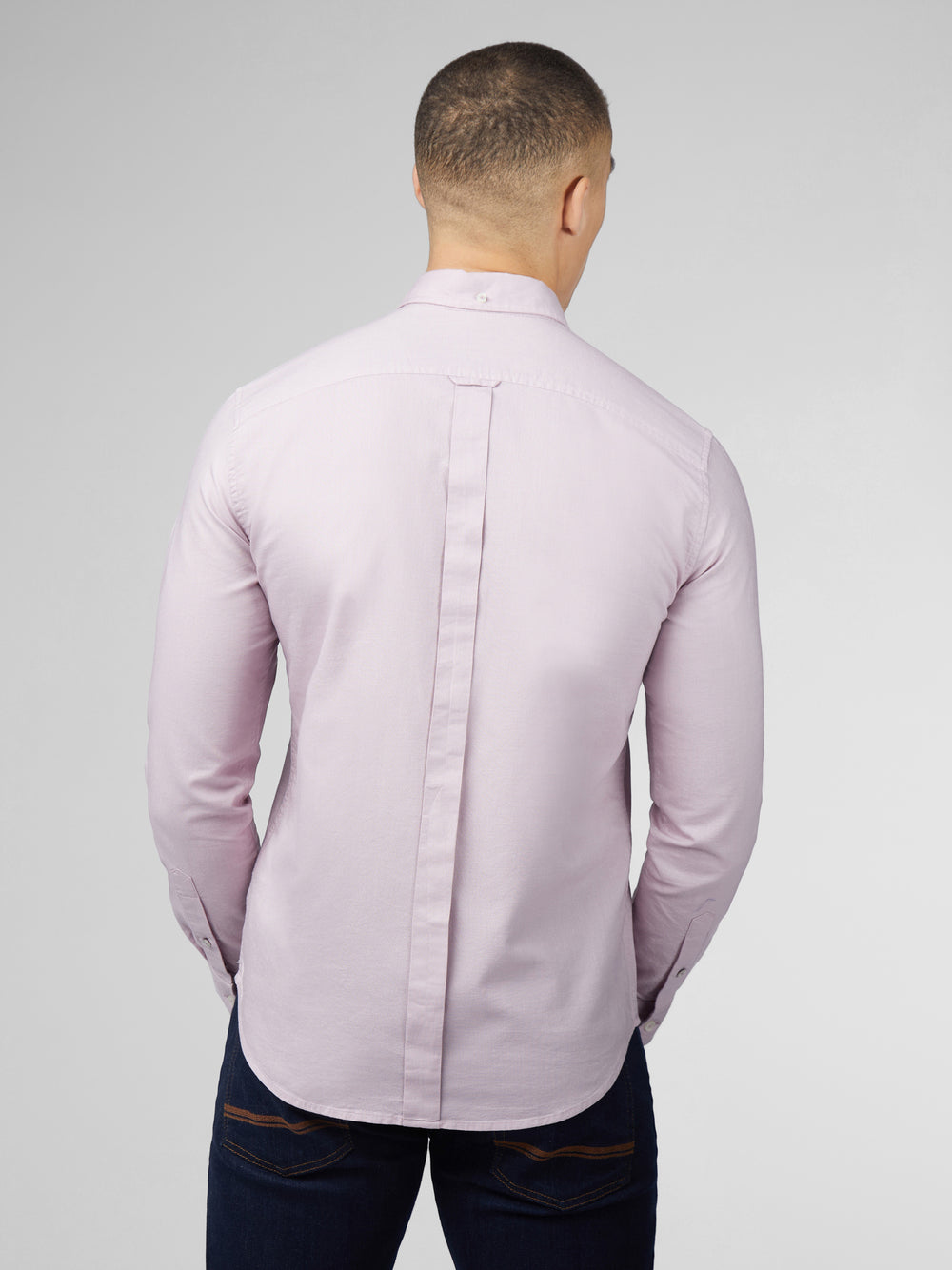 Camisas Ben Sherman Signature Oxford Long Sleeve Moradas | 609-LTSQRI