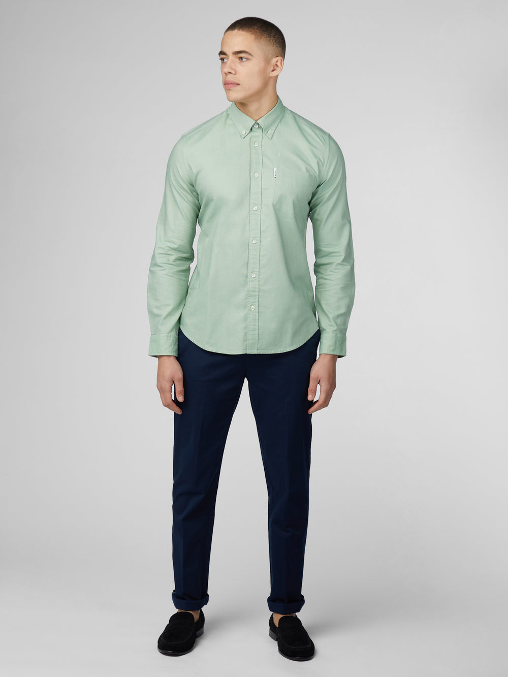 Camisas Ben Sherman Signature Oxford Verde | 890-LRWHUF