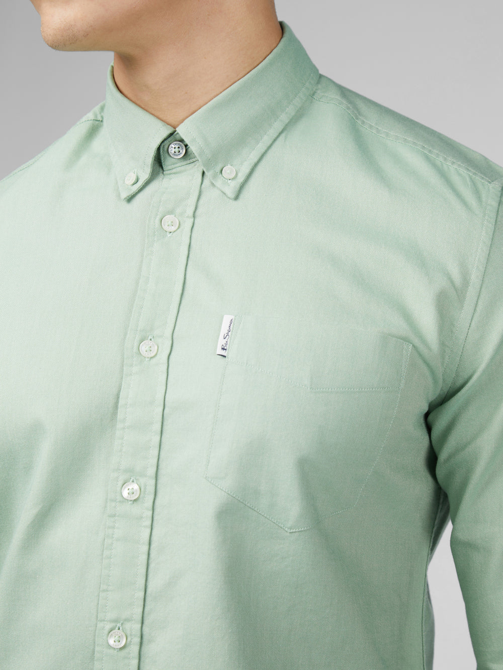 Camisas Ben Sherman Signature Oxford Verde | 890-LRWHUF