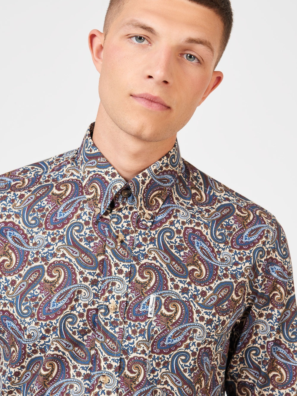 Camisas Ben Sherman Signature Paisley Multicolor | 041-PZBAOE