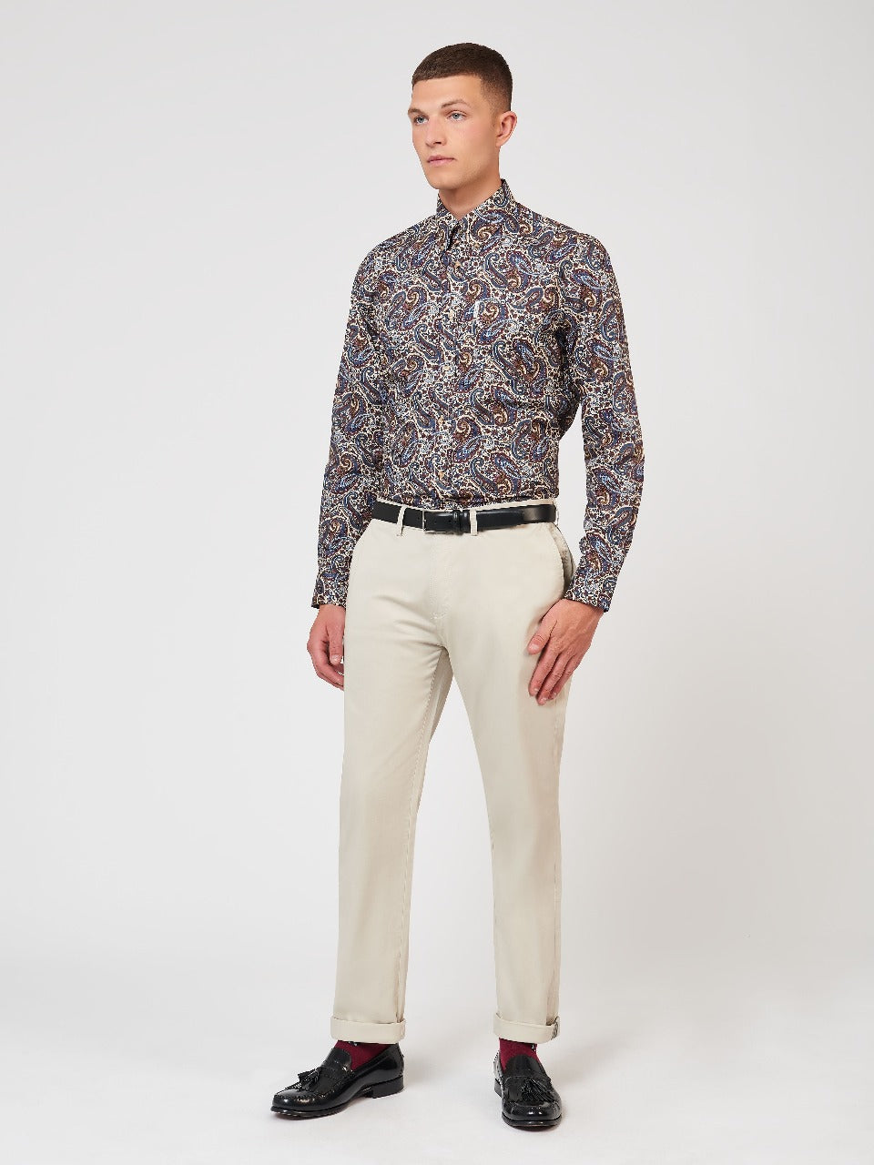 Camisas Ben Sherman Signature Paisley Multicolor | 041-PZBAOE