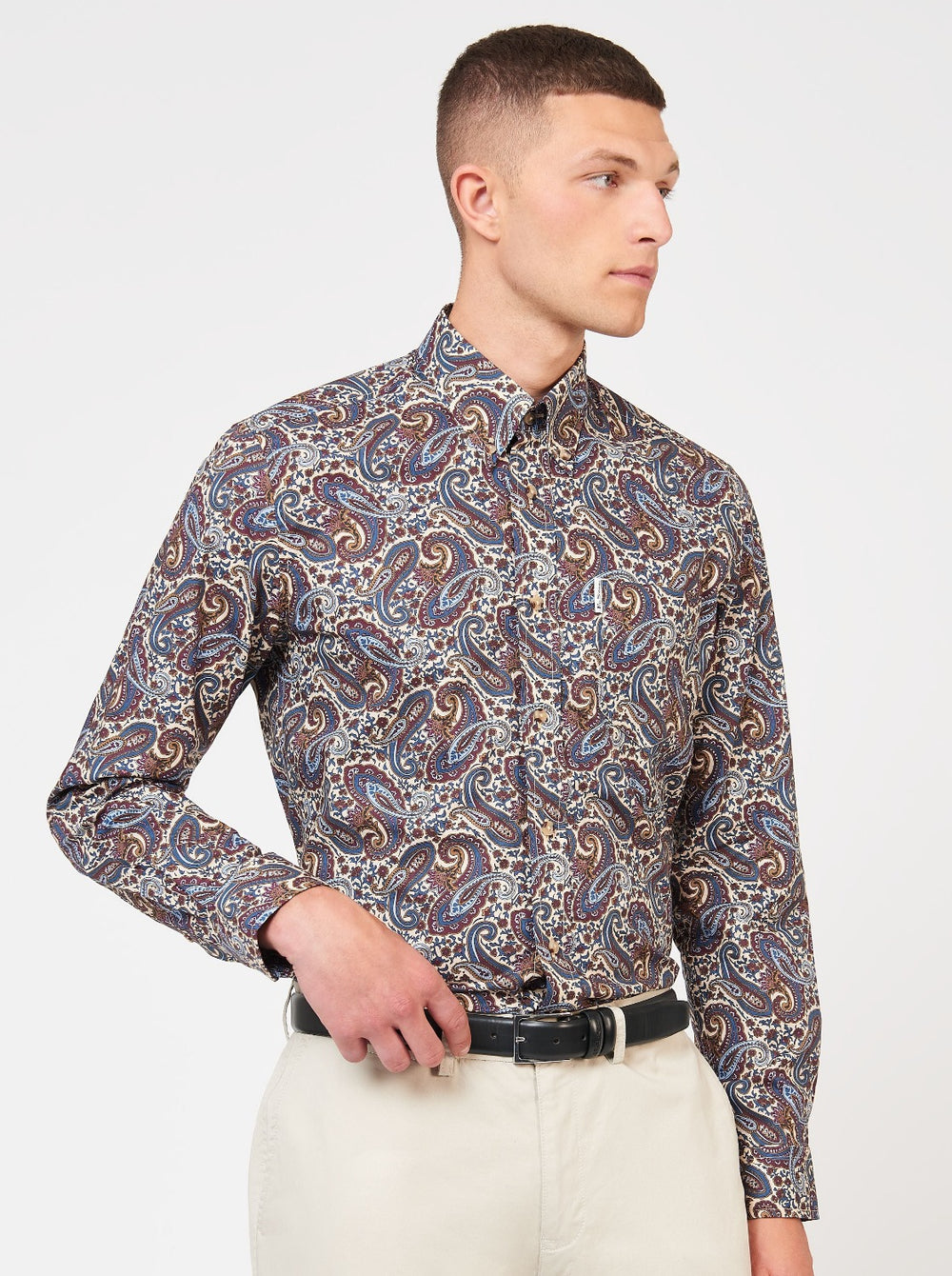 Camisas Ben Sherman Signature Paisley Multicolor | 041-PZBAOE