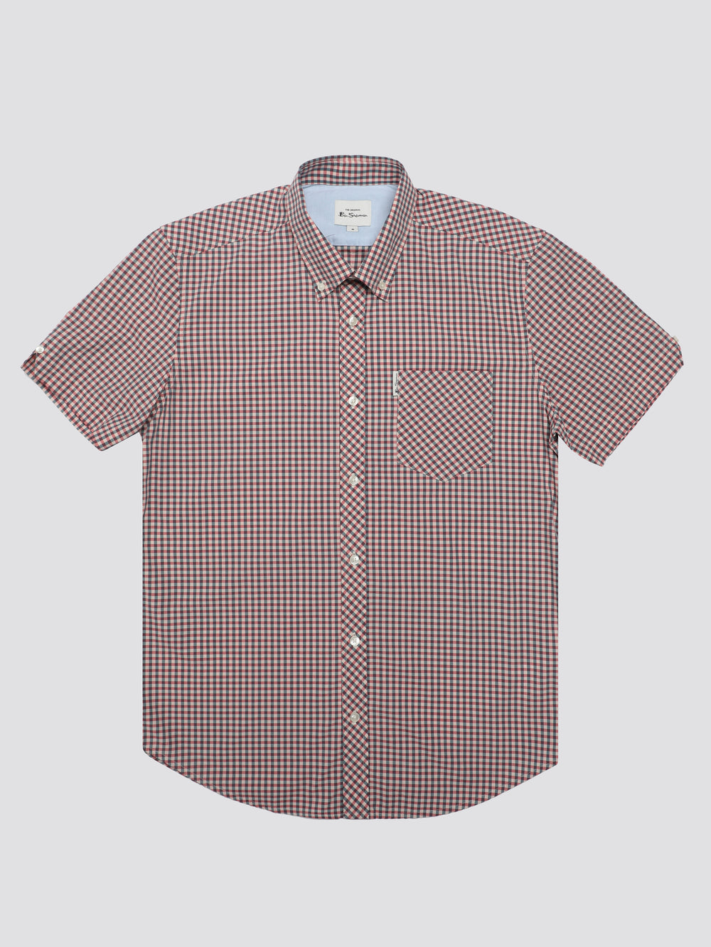 Camisas Ben Sherman Signature Short Sleeve Gingham Rojas Blancas | 897-DKQVNB