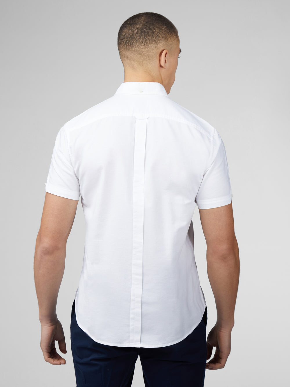 Camisas Ben Sherman Signature Short Sleeve Oxford Blancas | 738-THOFJB